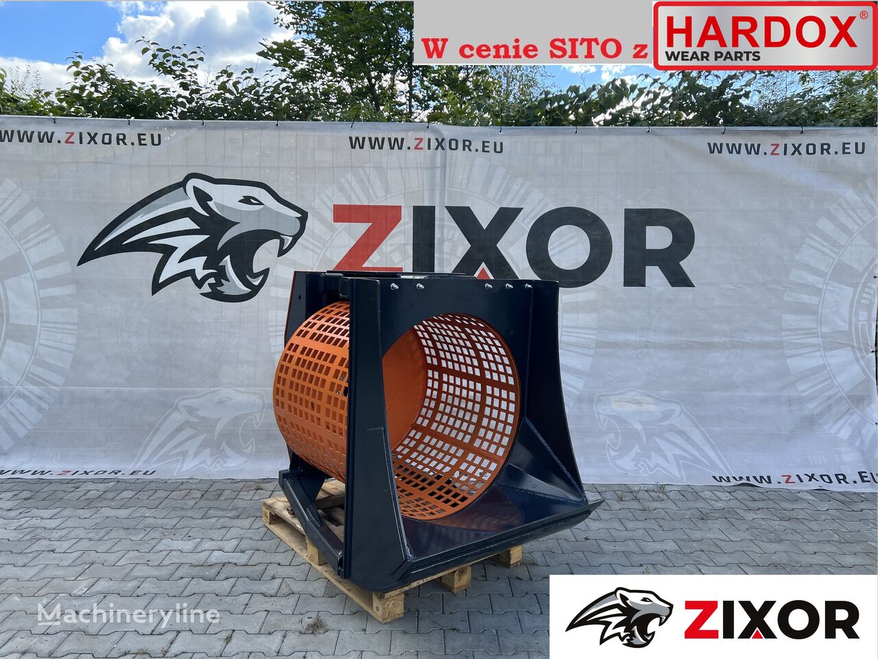 Łyżka Przesiewająca Zixor X500 - stal Hardox cuchara cribadora nueva
