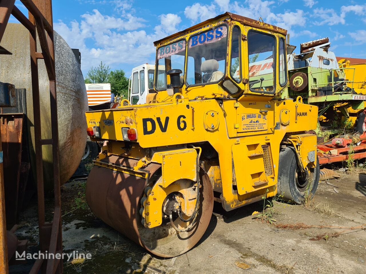Hamm DV6K compactador de asfalto