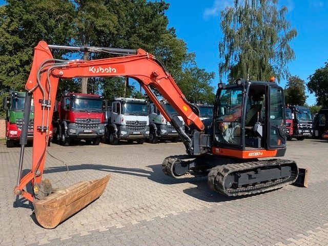 Kubota KX 080-4 ECO PLUS  Mini lánctalpas forgókotró miniexcavadora