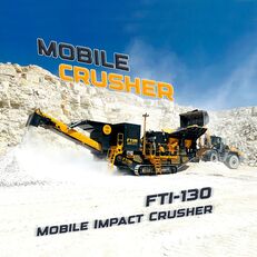 FABO FTI-130 MOBILE IMPACT CRUSHER 400-500 TPH | AVAILABLE IN STOCK planta de asfalto nueva