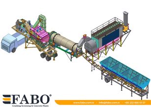 FABO Installation of asphalt of any capacity mobile and fixed. planta de asfalto nueva