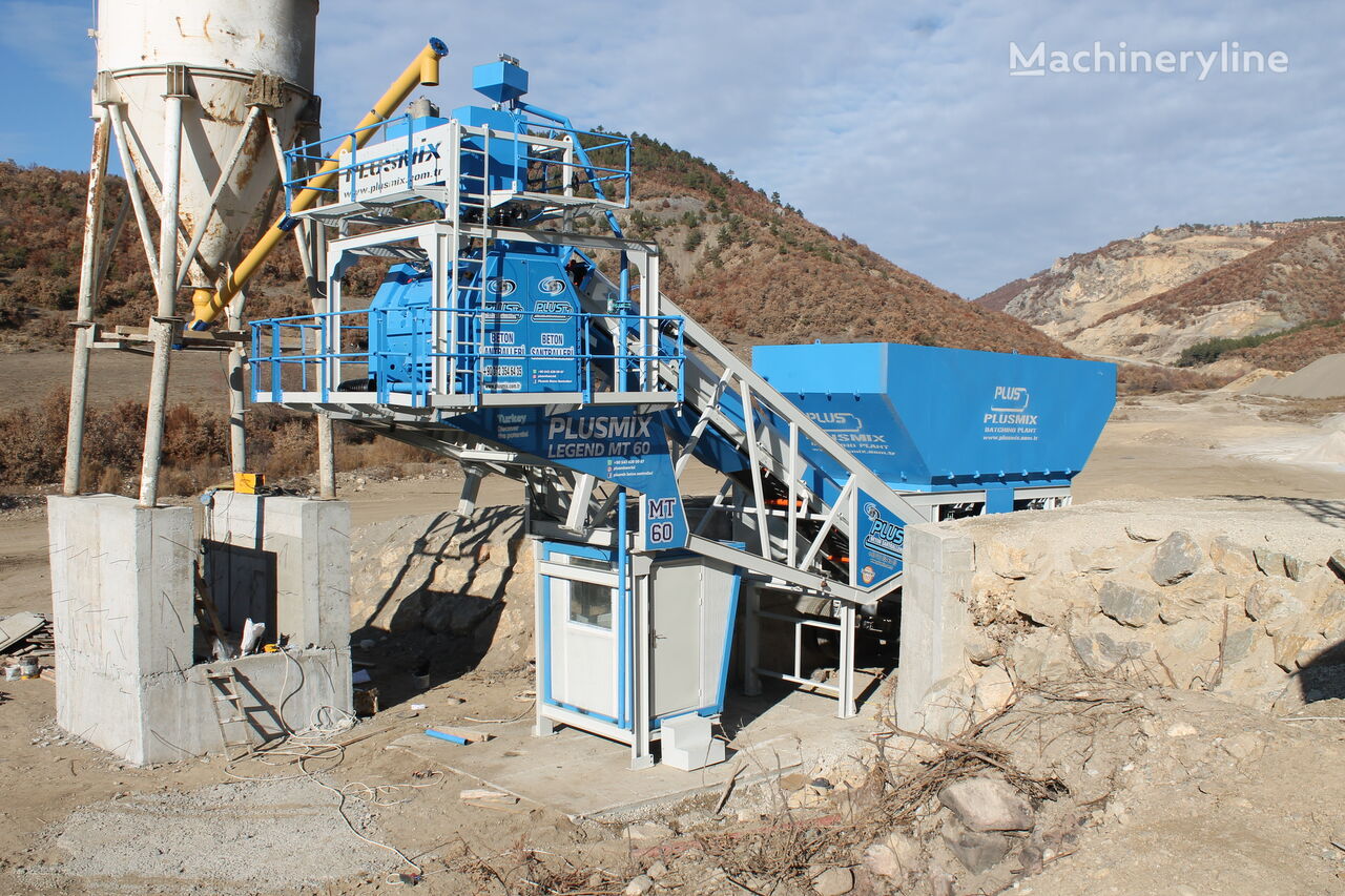 Plusmix 60m³/Hour MOBILE Concrete Plant - BETONNYY ZAVOD  planta de hormigón nueva