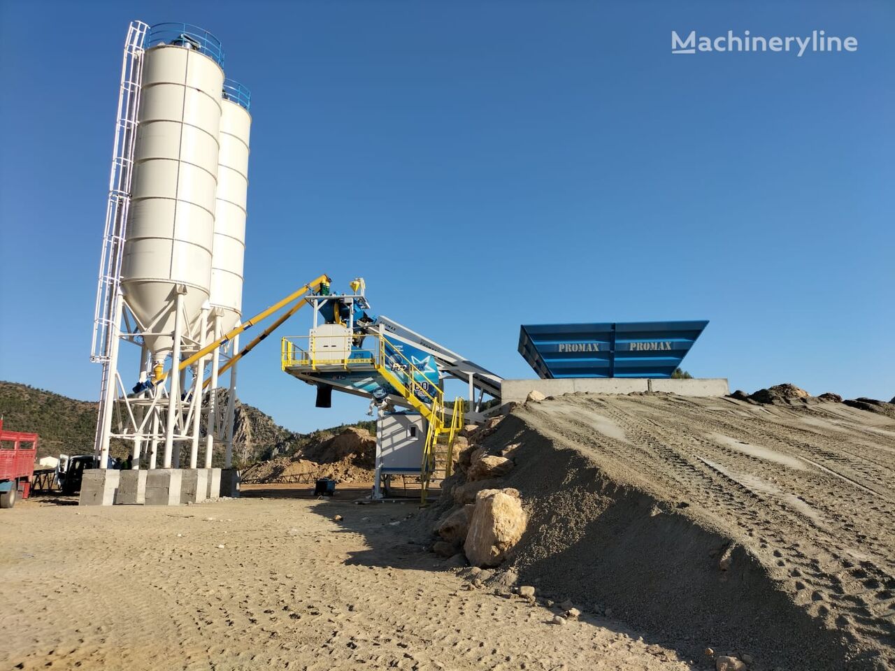 Promax Mobile Concrete Batching Plant M60-SNG planta de hormigón nueva