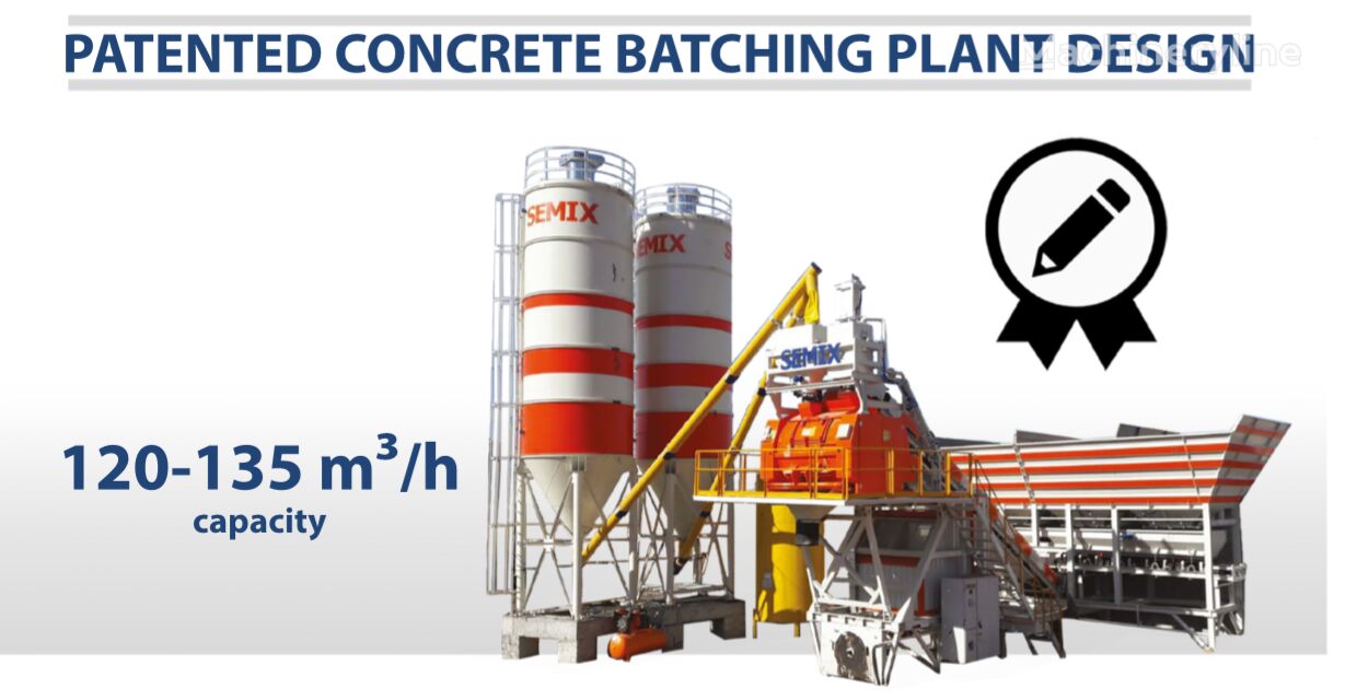 Semix Mobile 135Y Concrete Mixing Plant planta de hormigón nueva