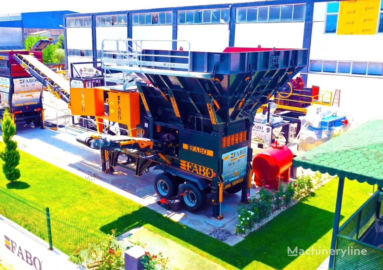 FABO MOBILE CRUSHING AND SCREENING PLANT - STOCK - SPECIAL DISCOUNT planta trituradora nueva