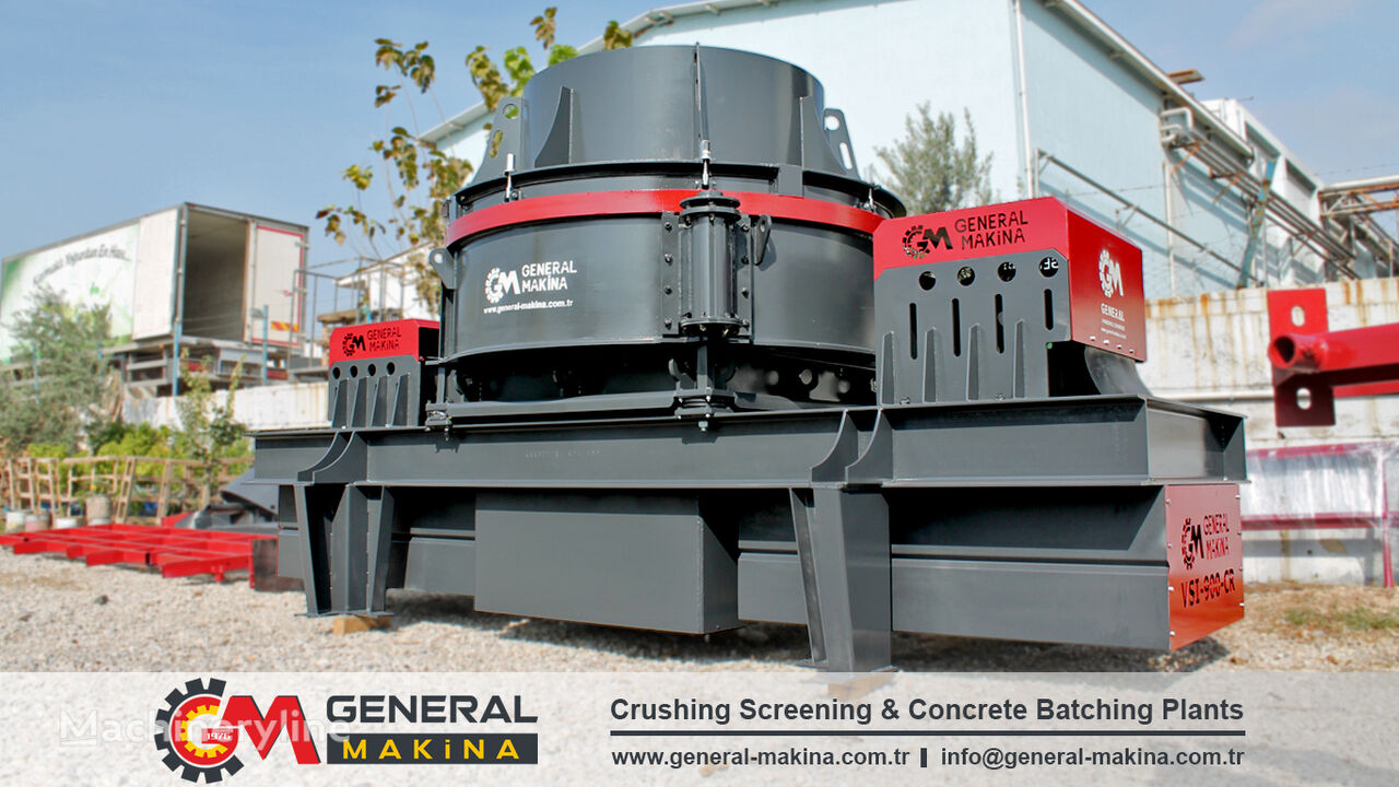 General Makina VSI 900 Vertical Impact Crusher trituradora de impacto nueva