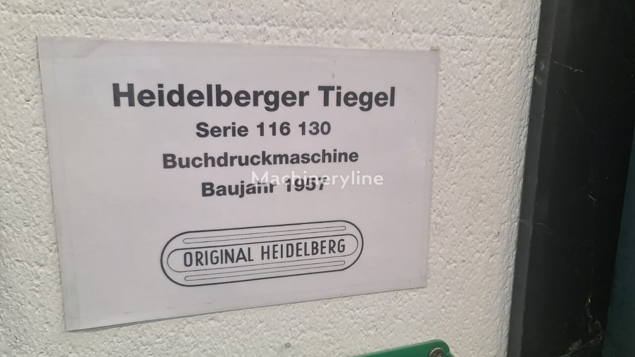 Heidelberg Tiegel A4 máquina de corte por troquel