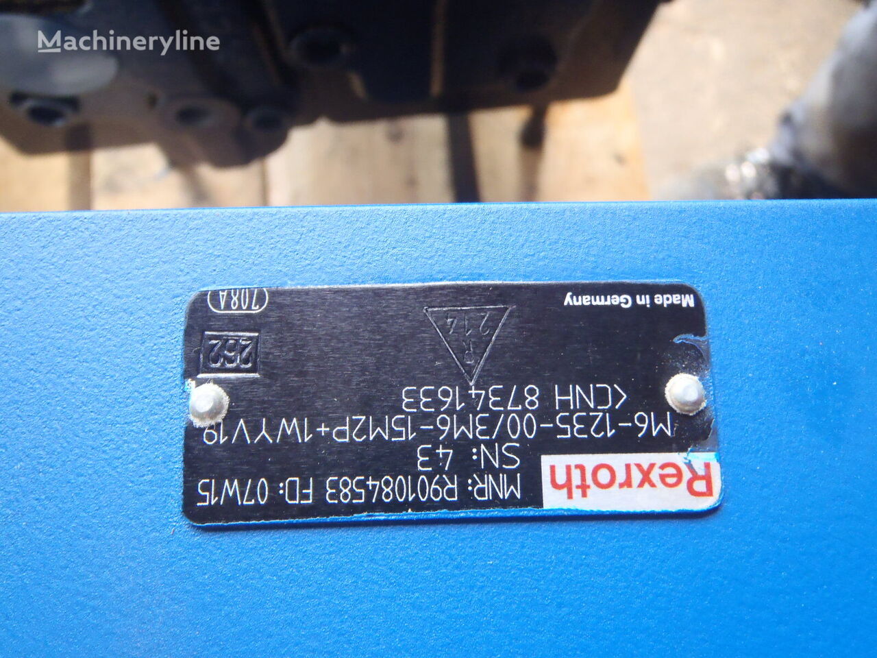 Rexroth M6-1235-00/3M6-15M2P-1WYV19 87341633 distribuidor hidráulico para excavadora